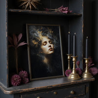 Golden Reverie In Midnight Hues