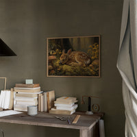 Fawn Dreams Among Golden Blooms