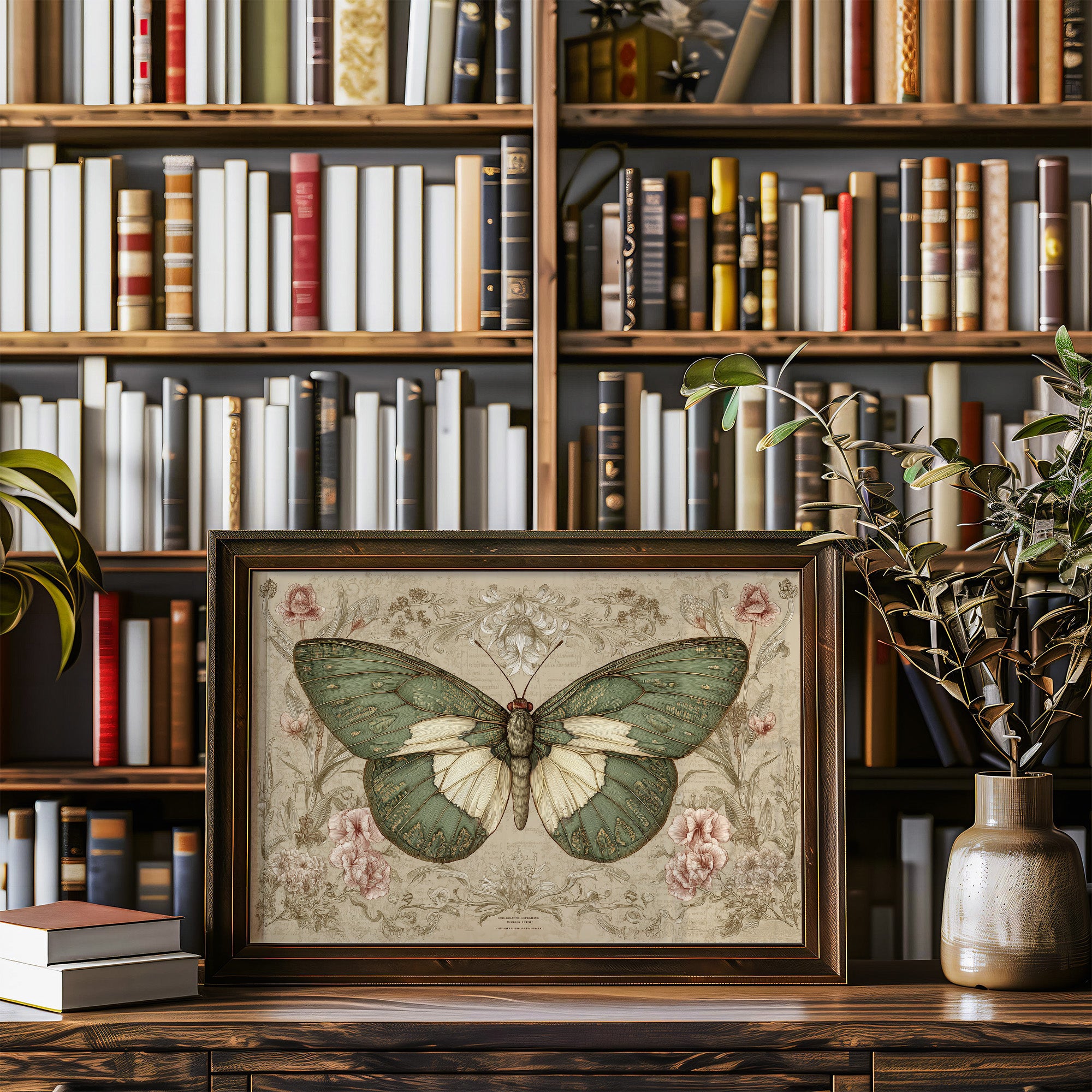 Scholar's Garden Meets Emerald Wings