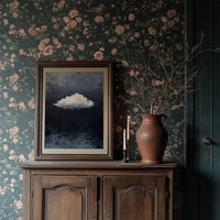 Solitary Cloud Against Dark Skies