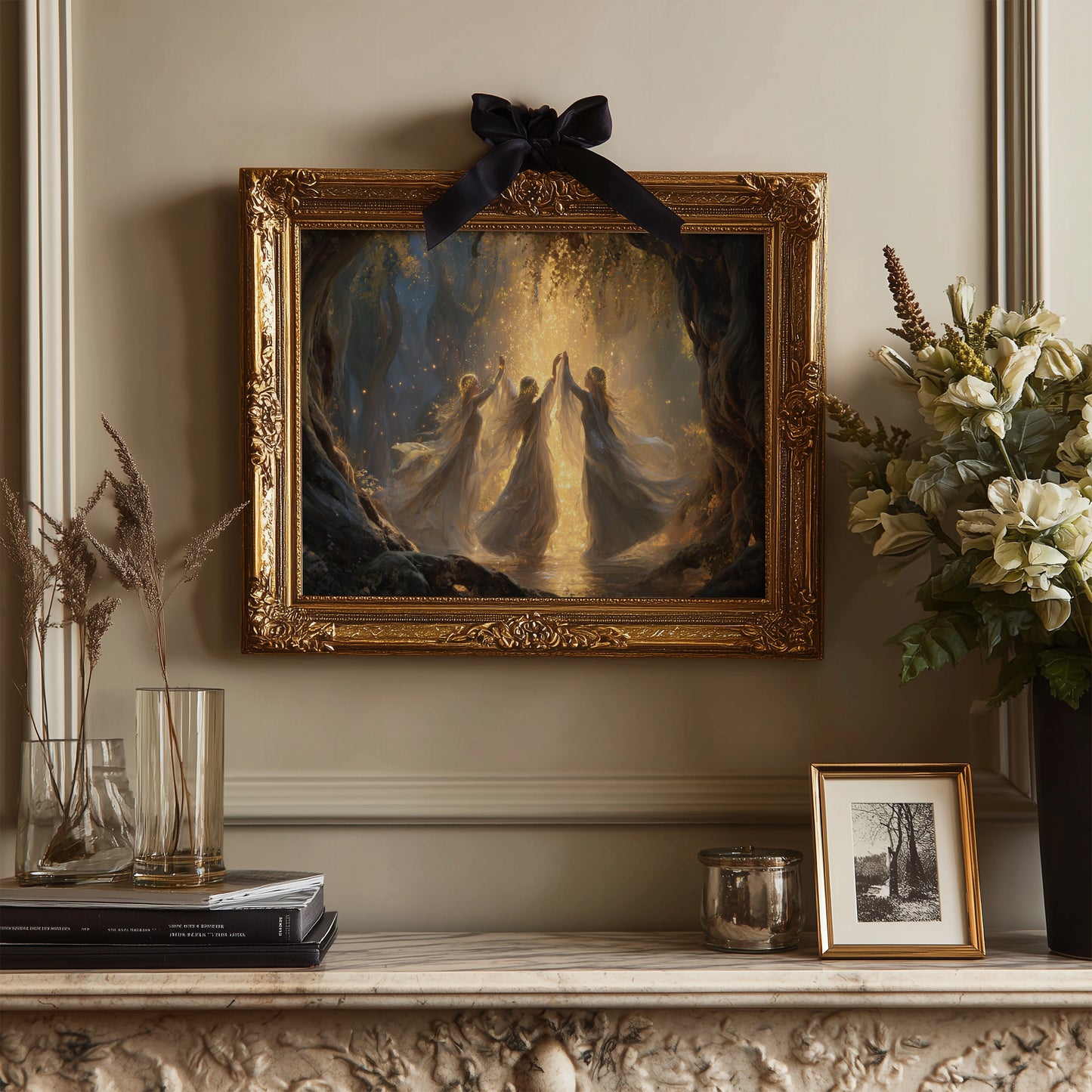 Ancient Dance In Golden Light