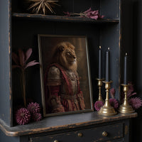 Noble Mane In Royal Attire
