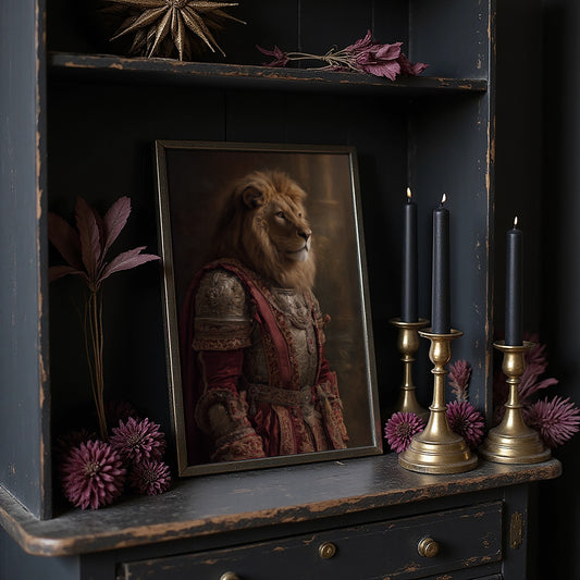 Noble Mane In Royal Attire