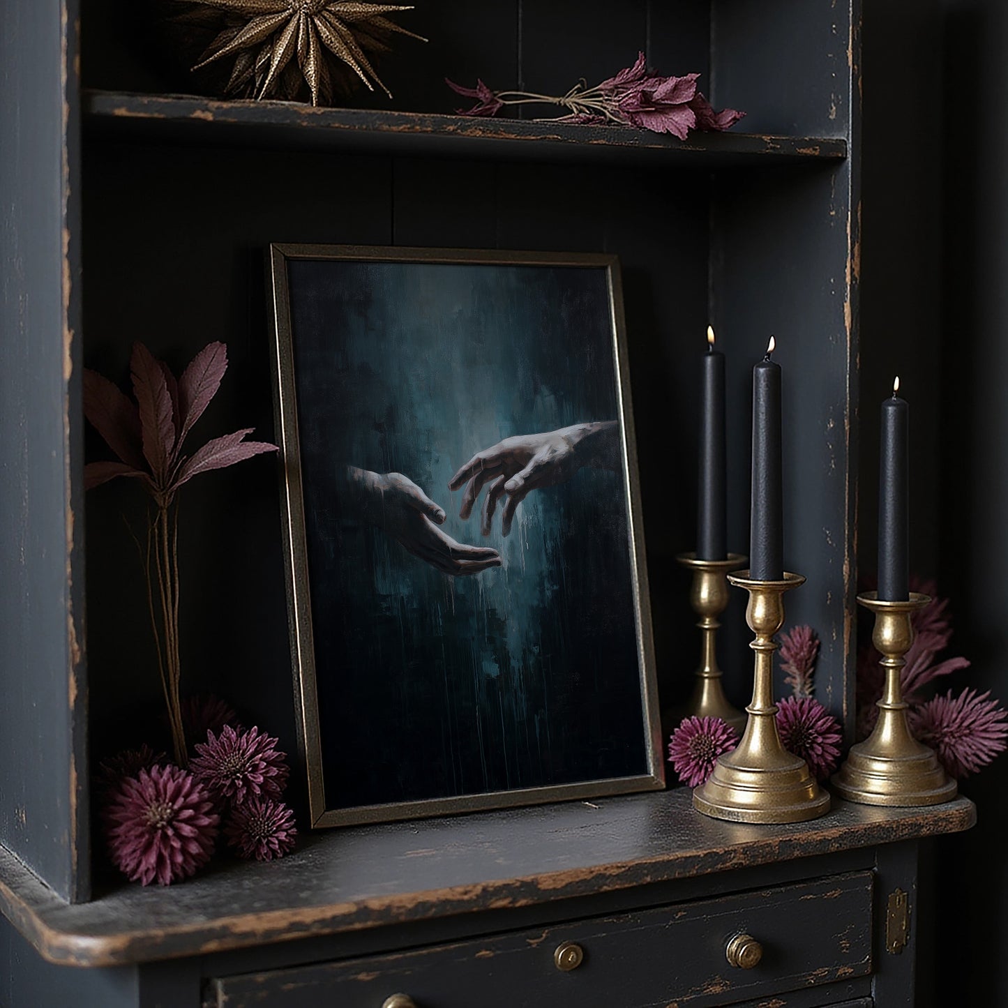 Almost Touching In Teal Depths