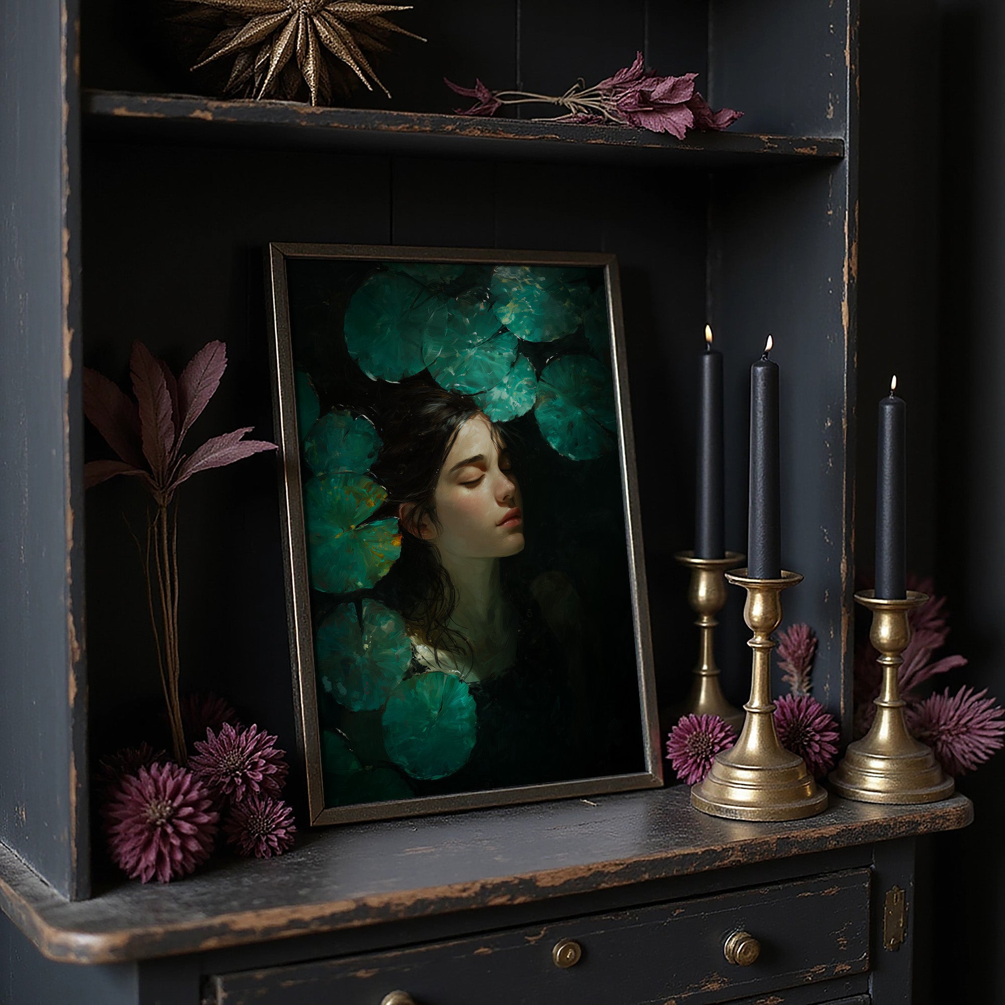 Between Stillness And Jade Waters