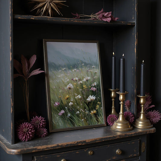 Meadow Secrets Against Misty Hills