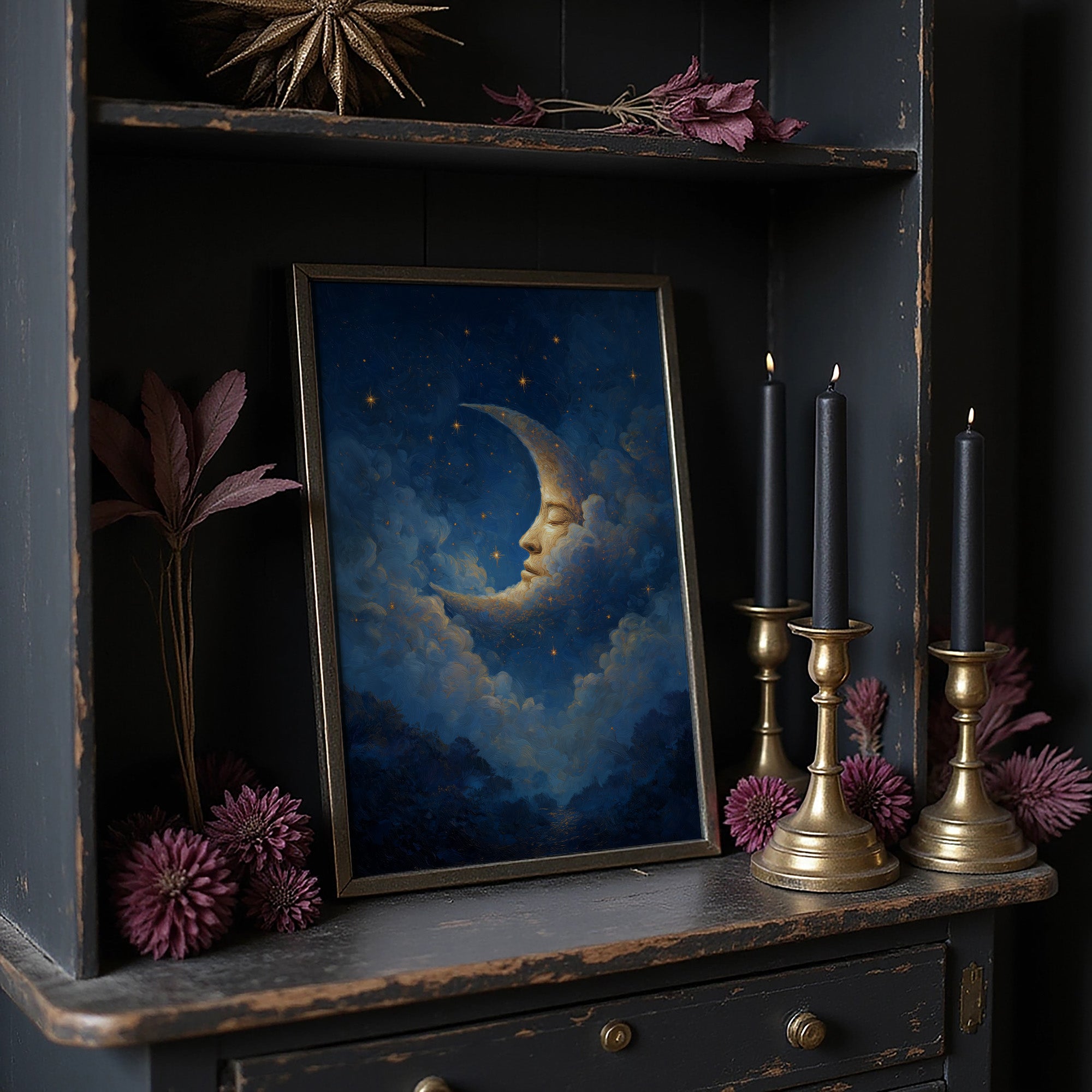 Crescent Dreams Among Midnight Stars