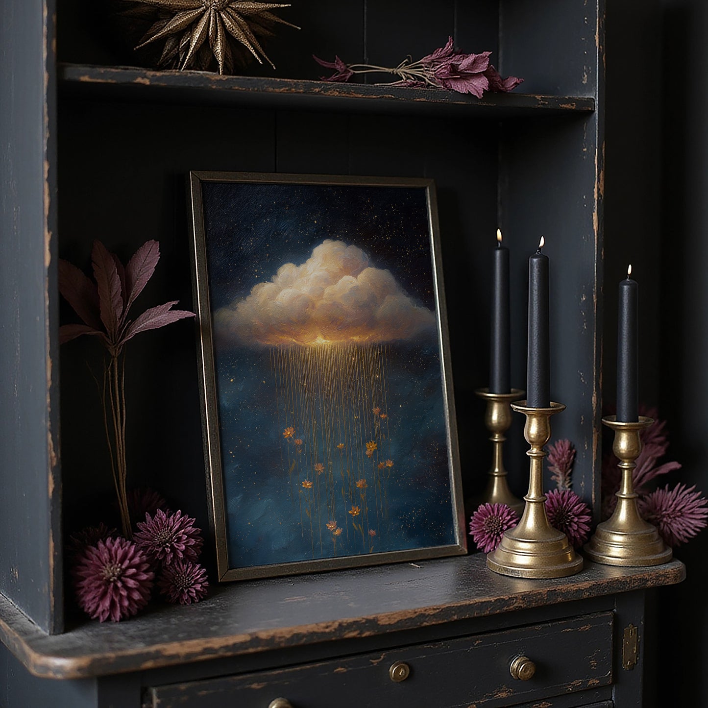 Golden Rain From Midnight Skies