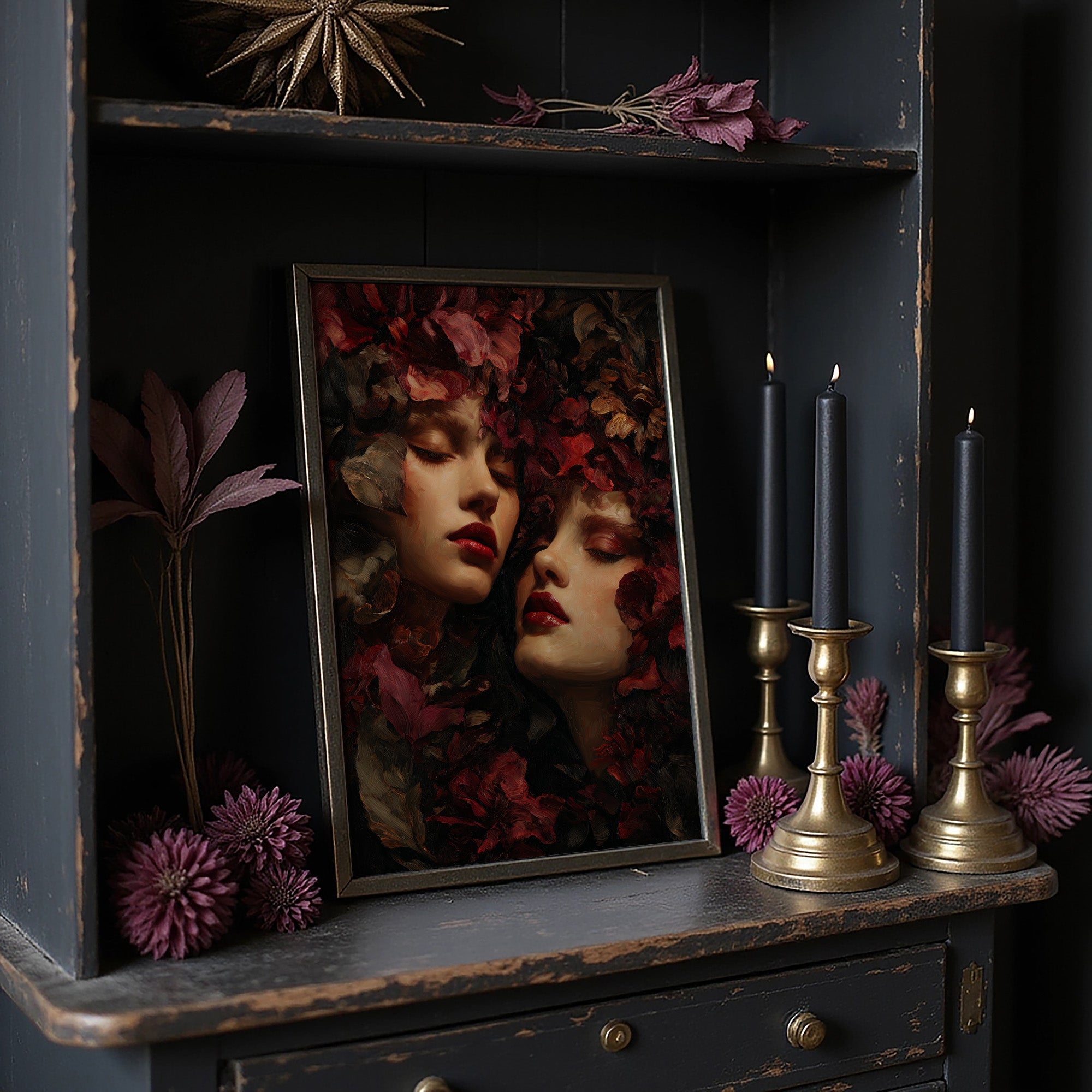Crimson Petals Between Dreams