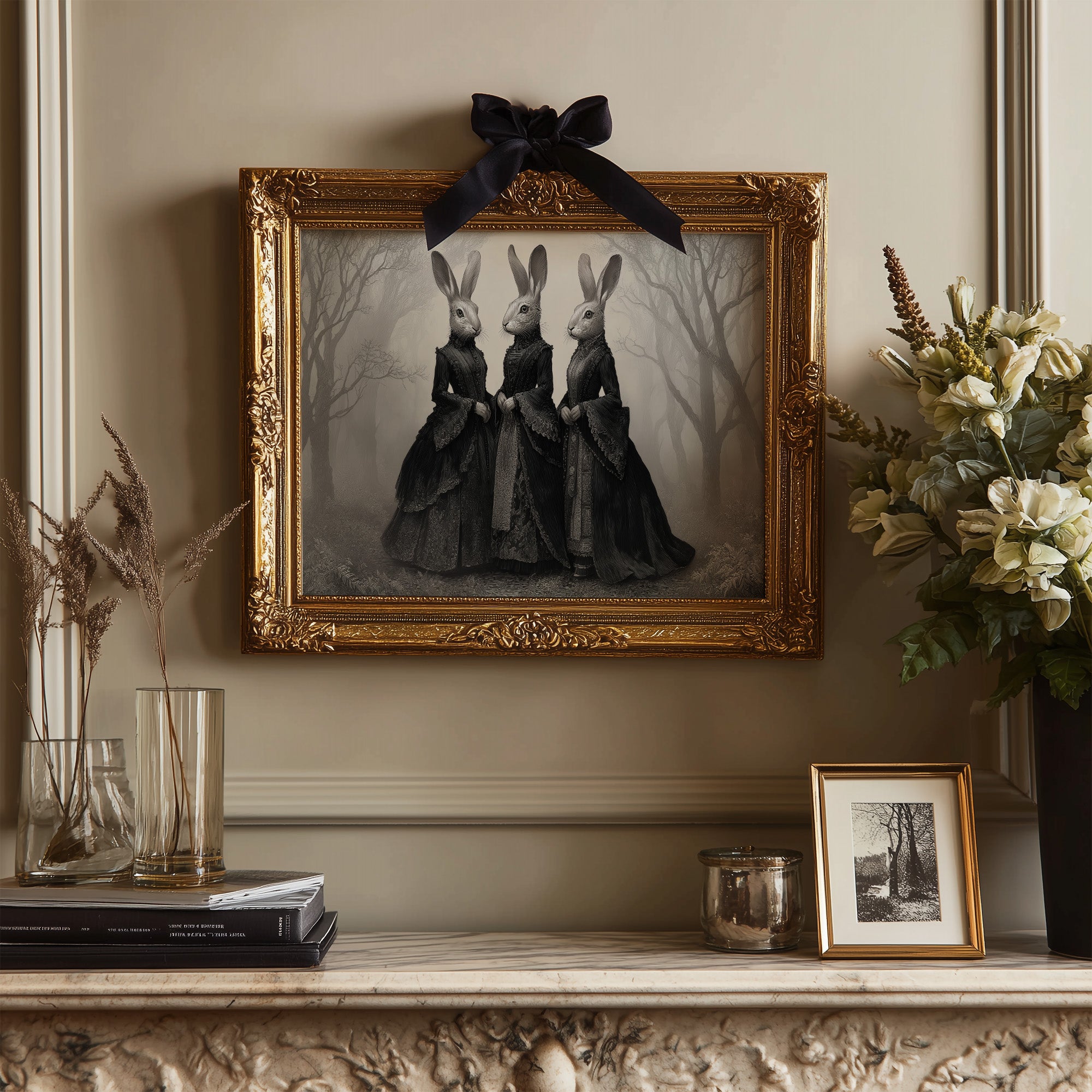 Victorian Hares Tell Forest Tales