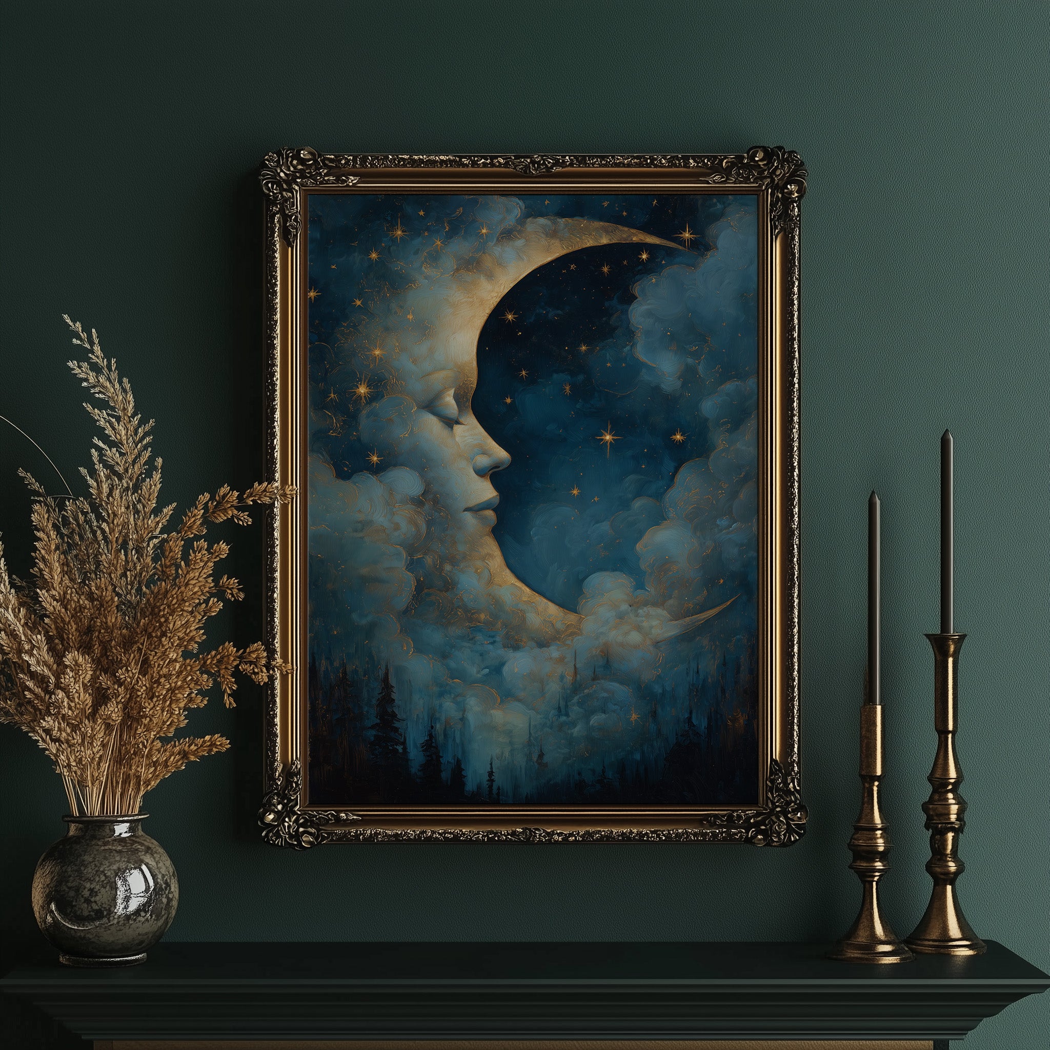 Midnight Dreams In Celestial Blue