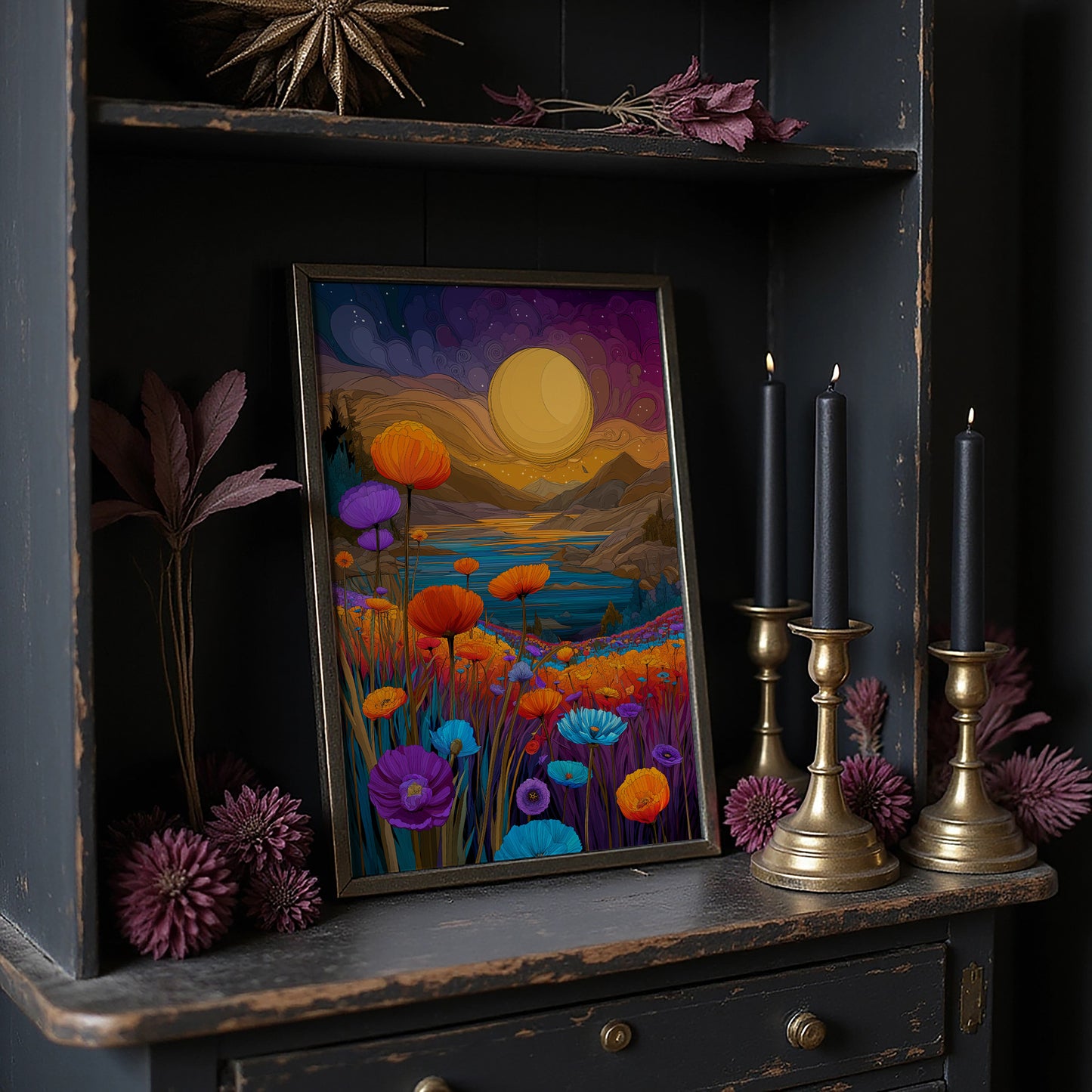 Poppies Bow To Golden Tide