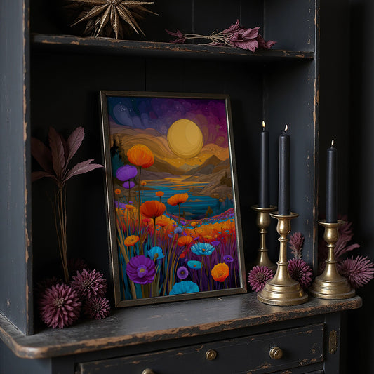 Poppies Bow To Golden Tide