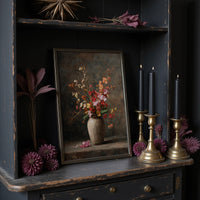 Wildflowers Against Midnight Walls