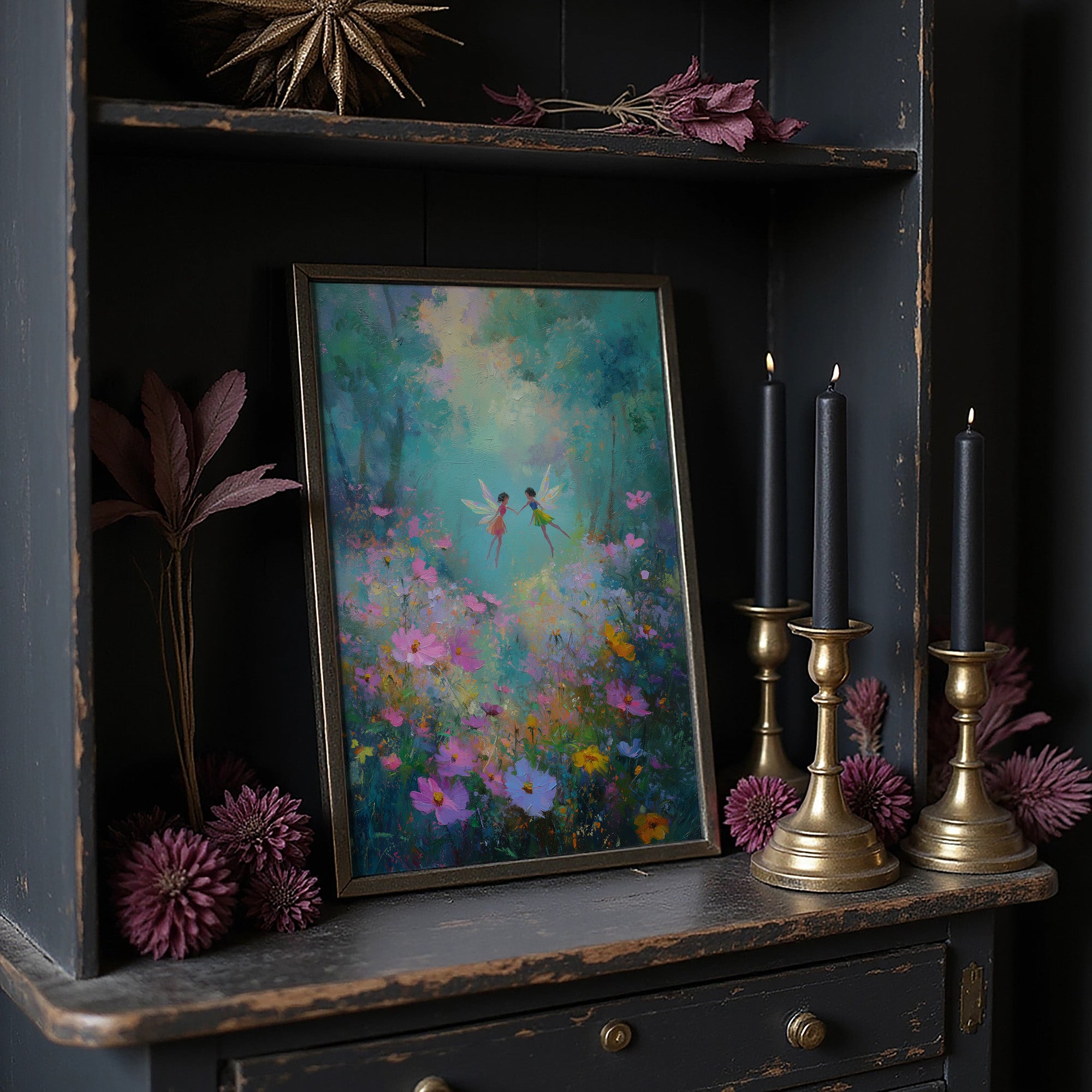 Fairies Meet Among Wild Blooms