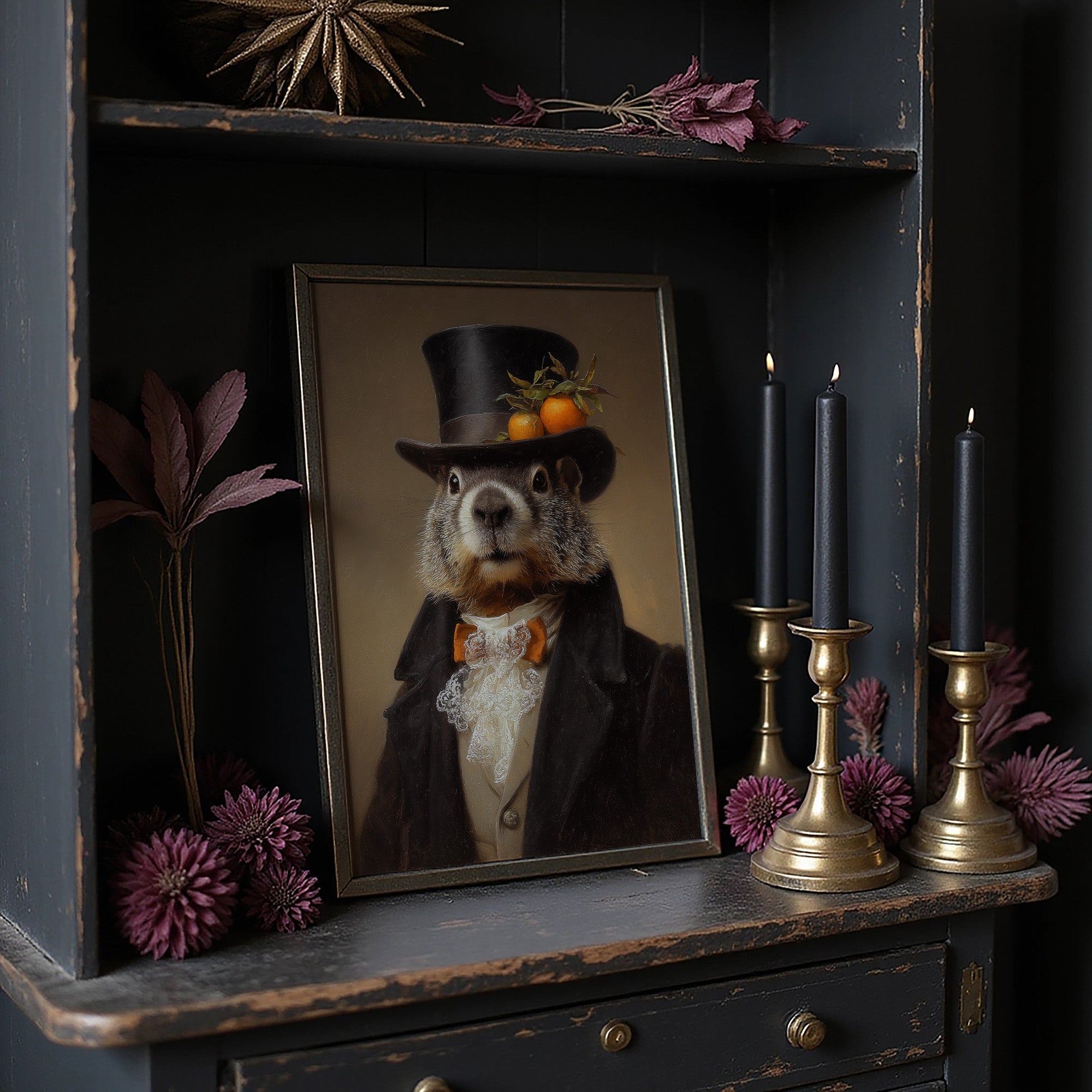 Dapper Marmot With Citrus Crown