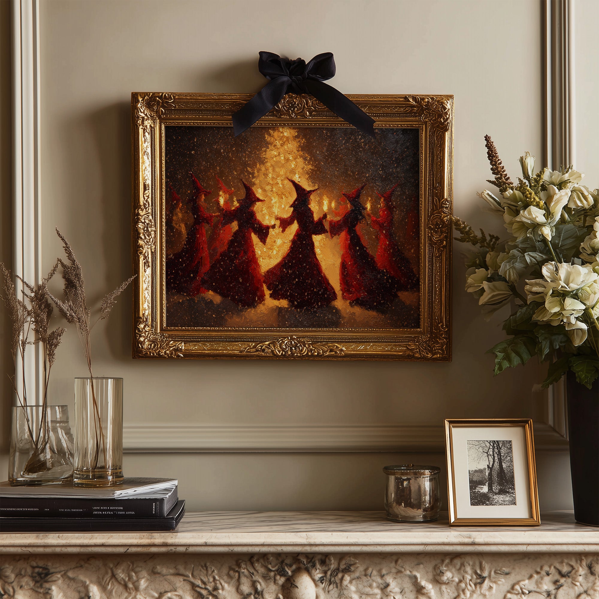 Witches Dance By Harvest Flames