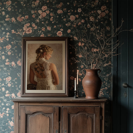 Lace And Roses Await Dusk