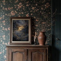 Eclipse Breaks Through Stormy Heavens