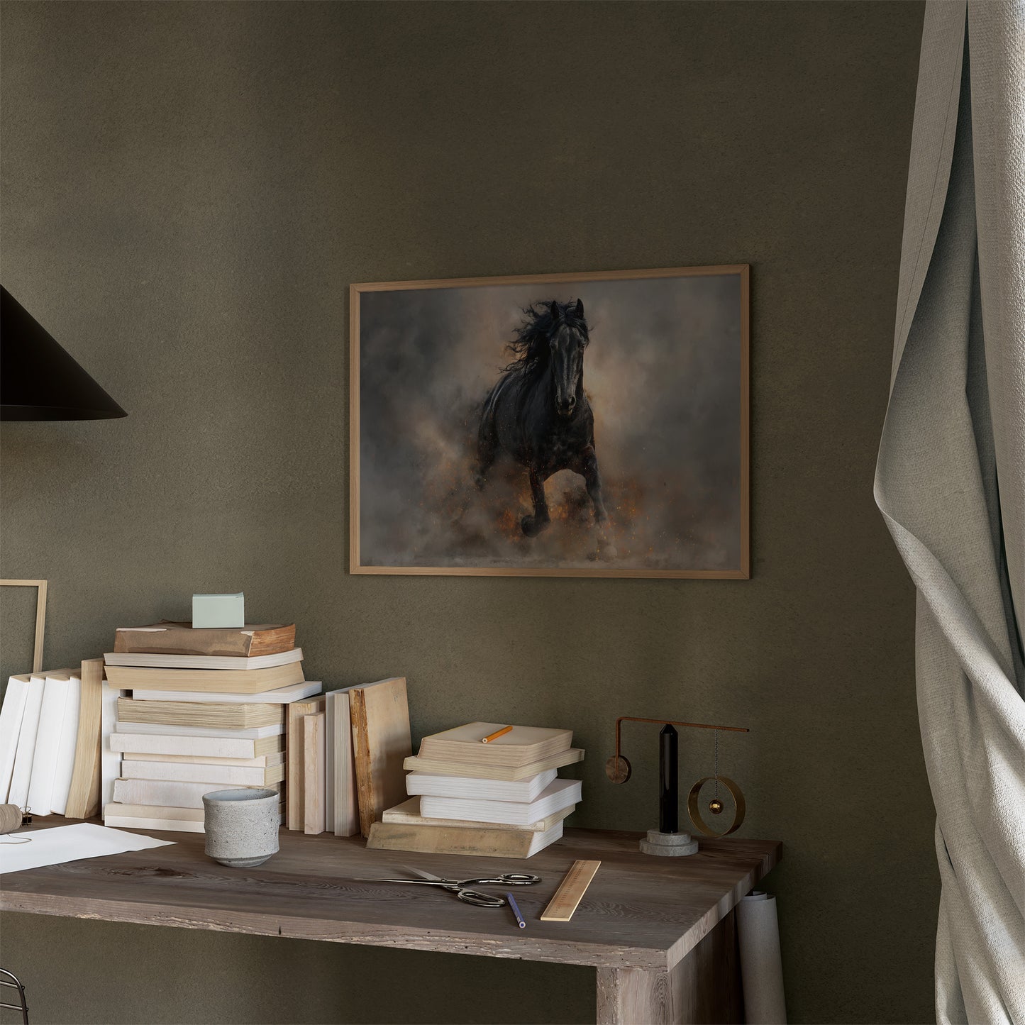 Untamed Spirit Among Leather Spines