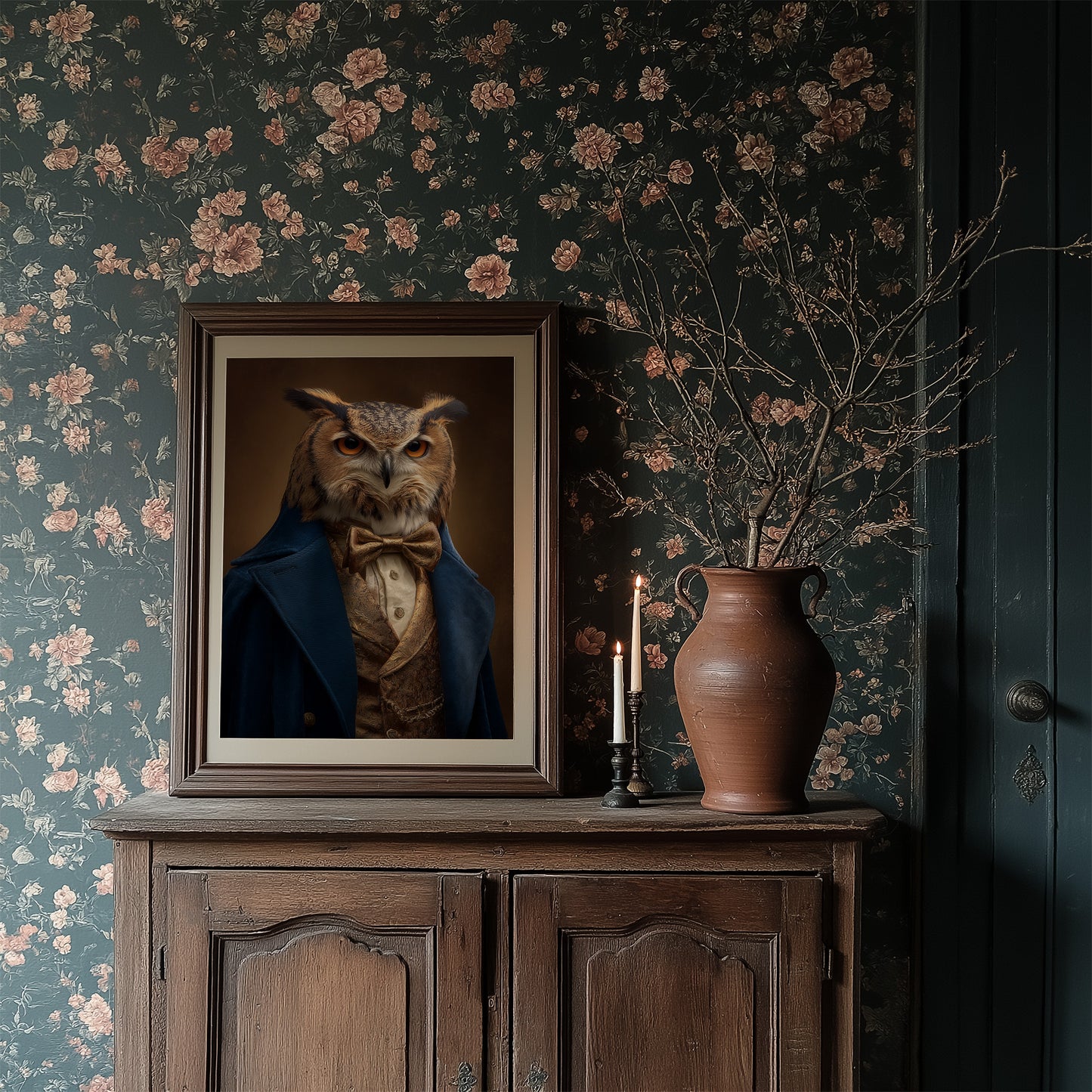 Nocturnal Gentleman's Piercing Gaze