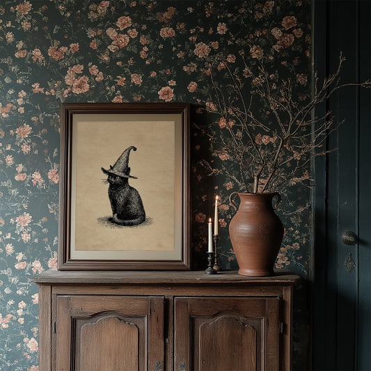 Midnight Familiar In Pointed Hat