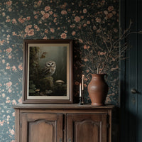 Woodland Sage On Misty Perch