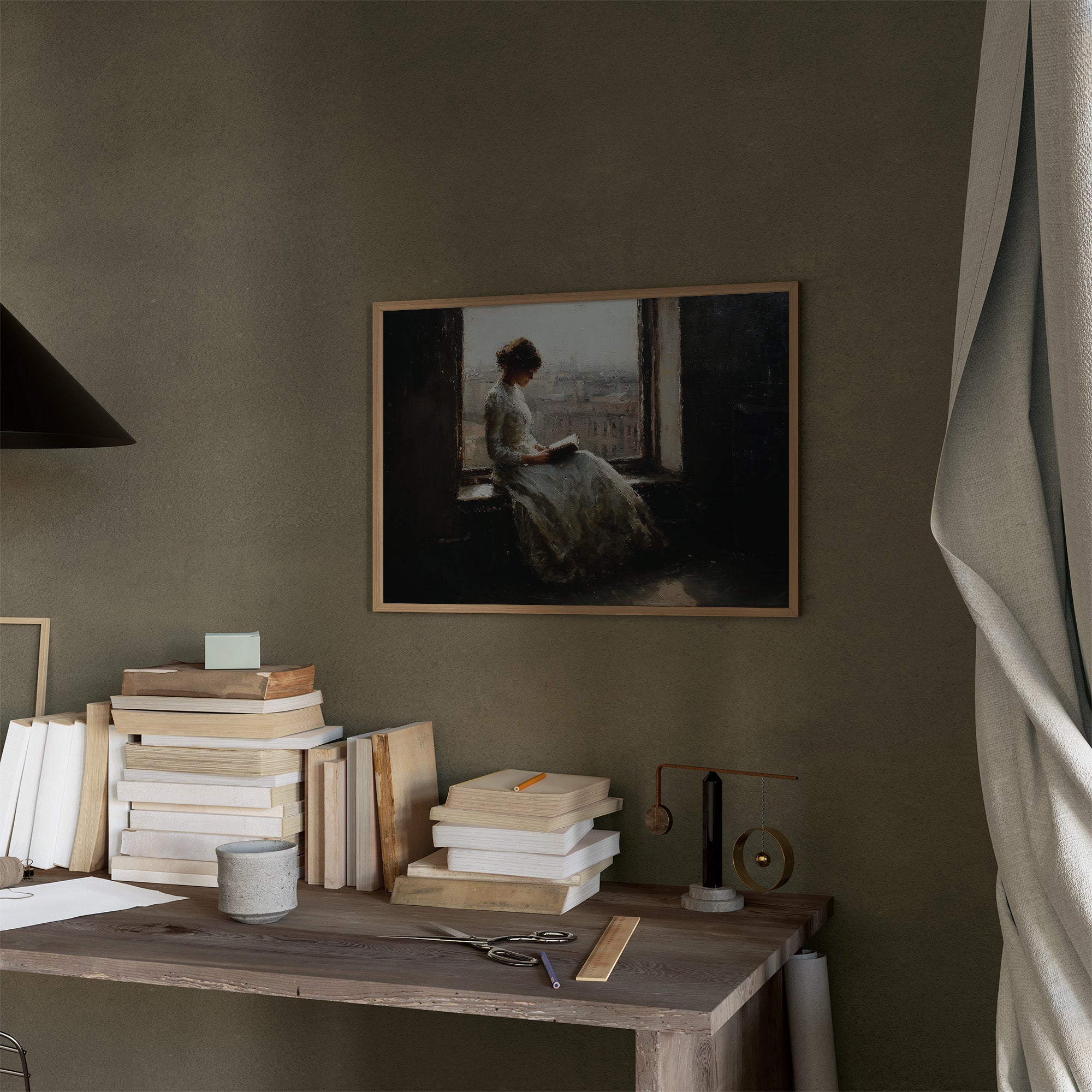 Pages Between Window Light