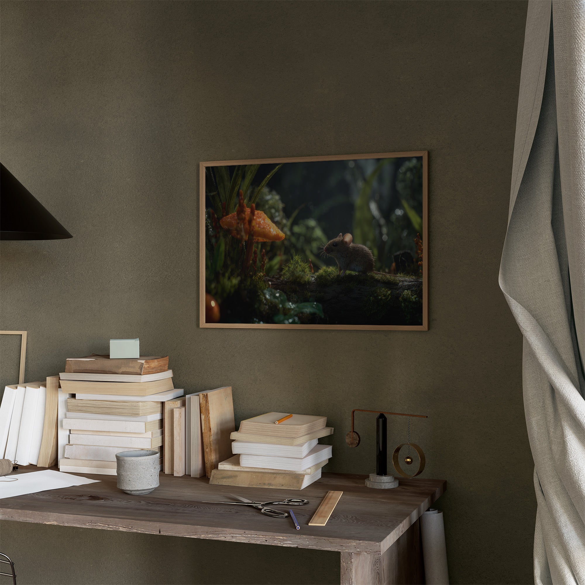 Tiny Explorer Meets Fairy Mushroom