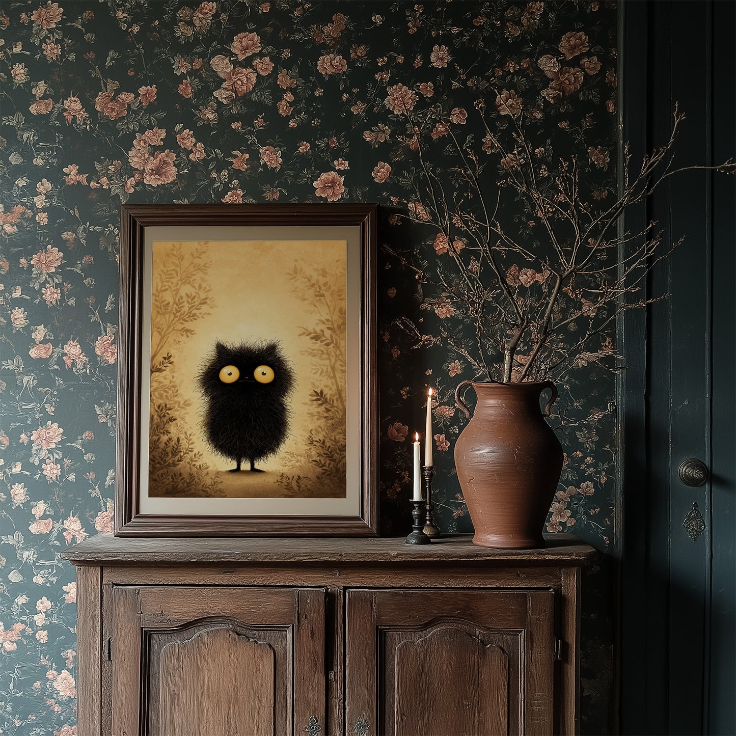 Curious Fluff Meets Golden Light