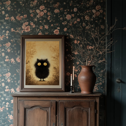 Curious Fluff Meets Golden Light