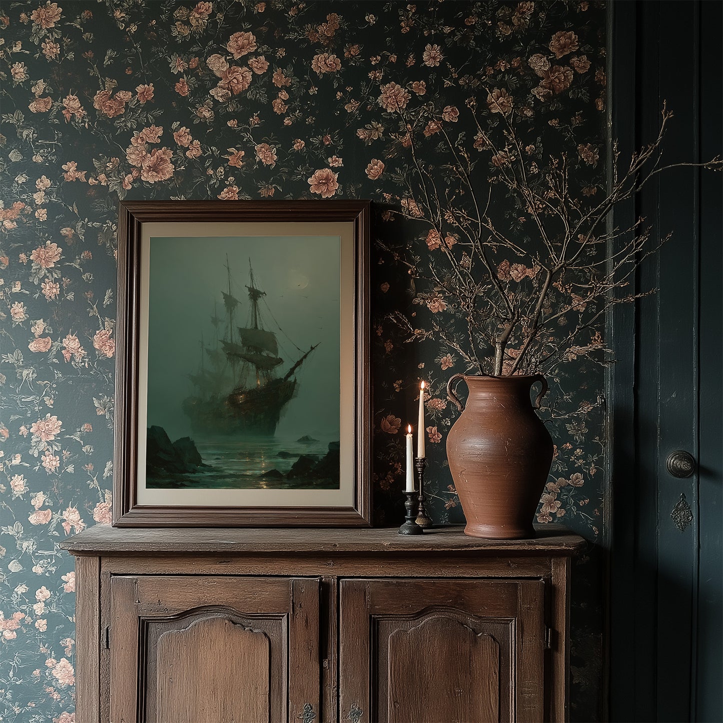 Phantom Vessel In Misty Waters