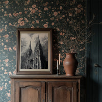 Ancient Spires Reach Stormy Heavens