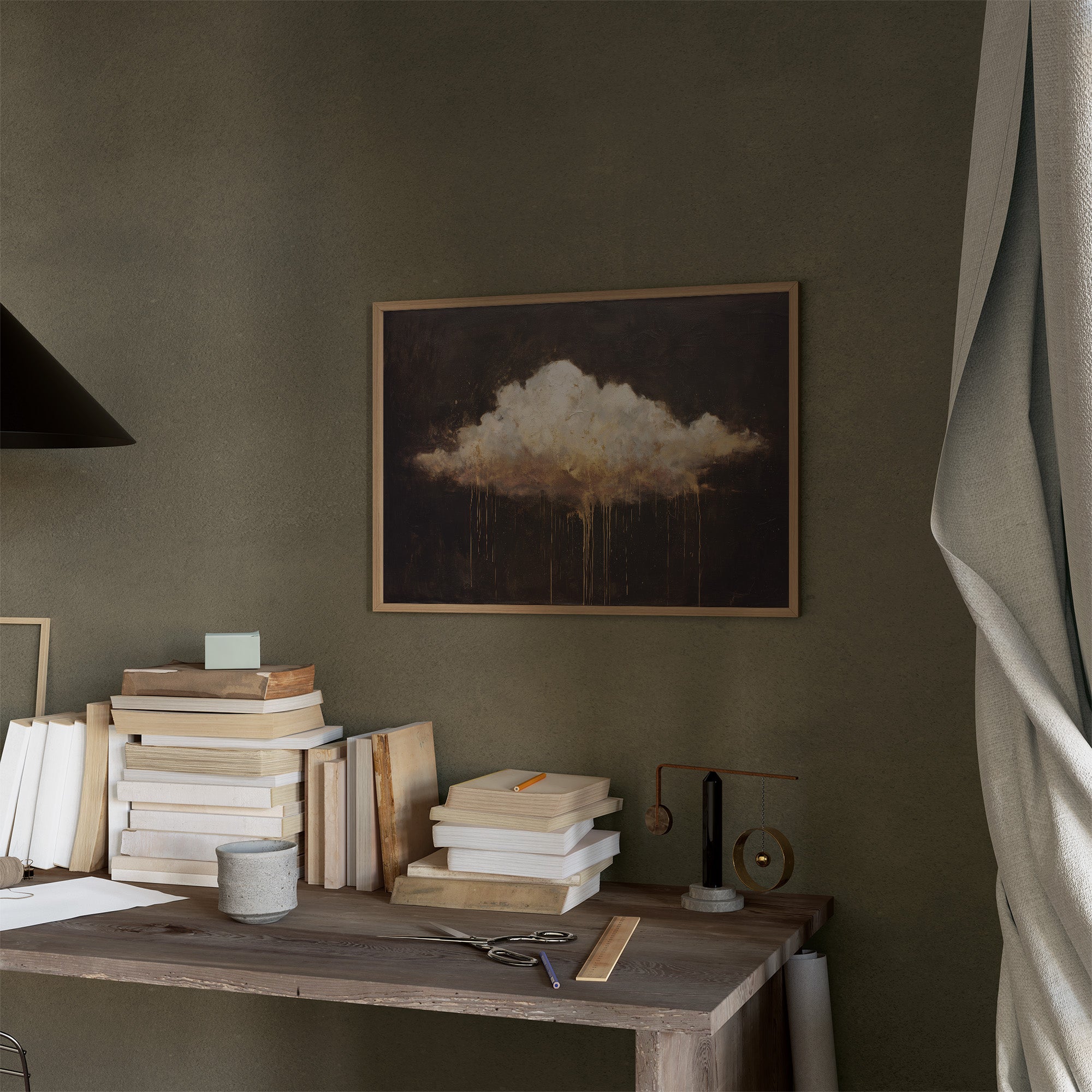 Floating Memory Against Dark Sky