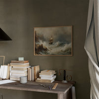 Seafarer's Tale Among Leather Spines