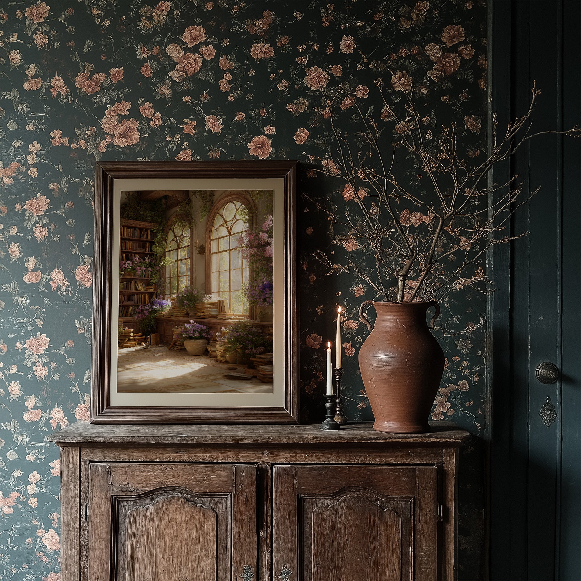 Books Bloom Where Light Enters