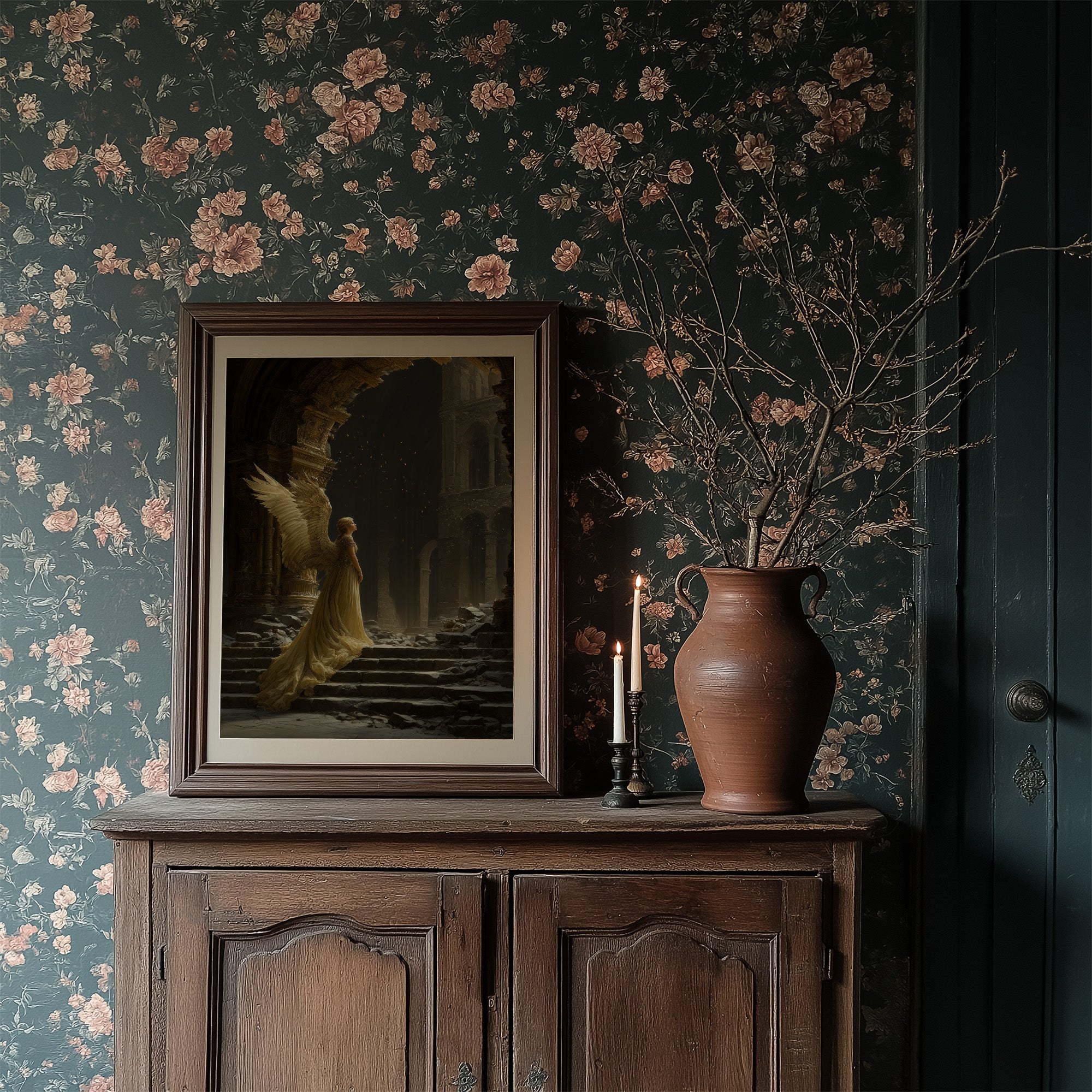 Ancient Halls Await Her Flight