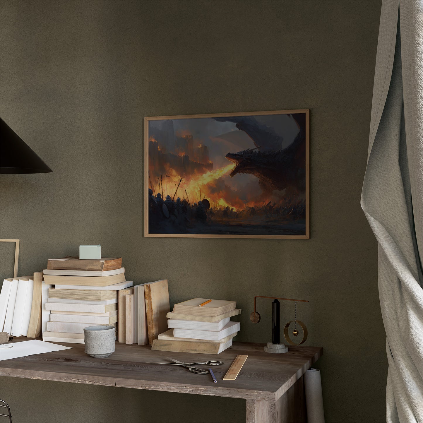 Ancient Flame Against Battle Lines