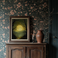 Moonlight Paints Ancient Valley Path