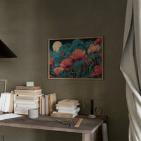 Coral Blooms Under Midnight Tide