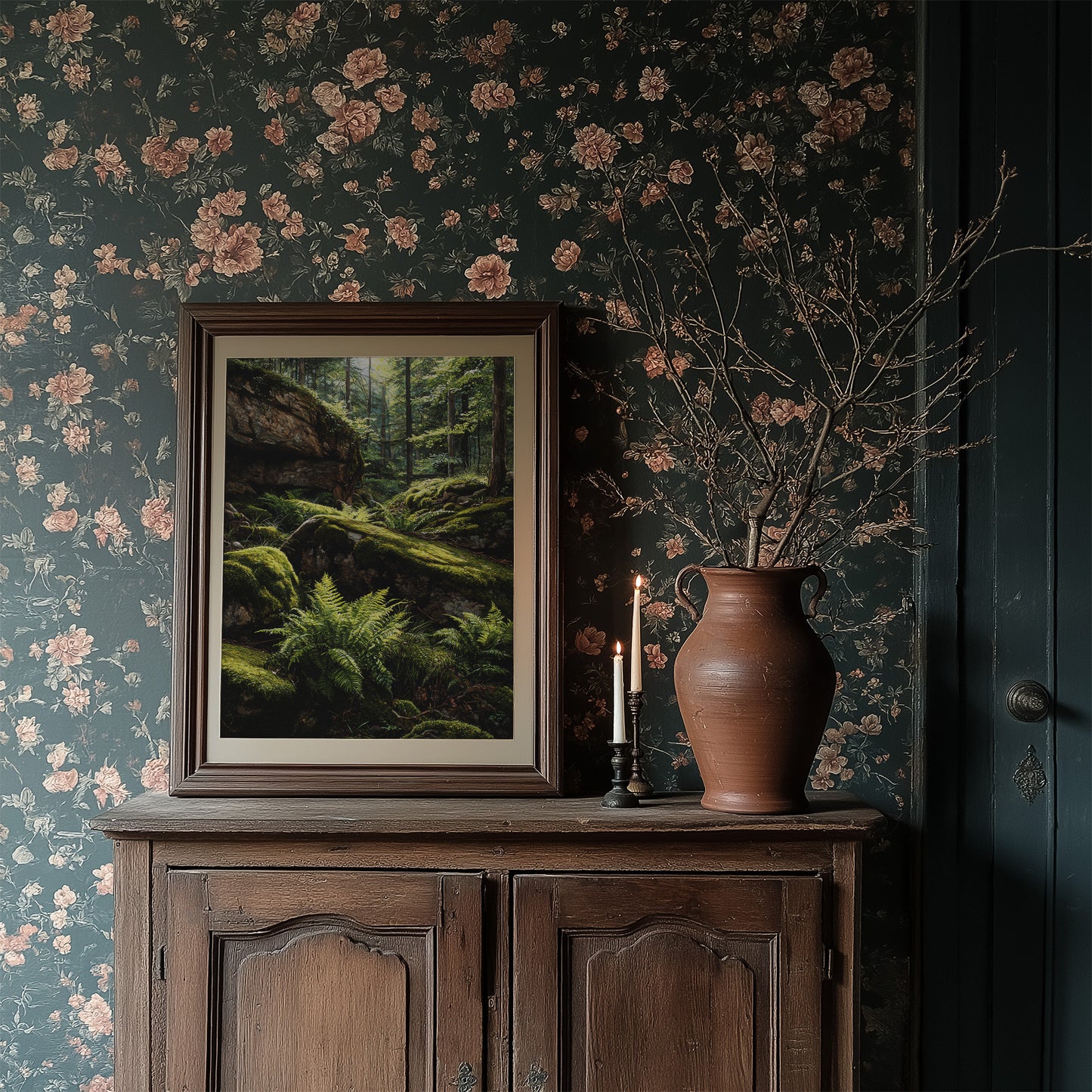 Ancient Ferns Catch Golden Light