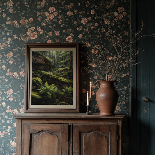 Ancient Ferns Catch Golden Light