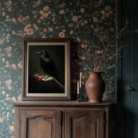 Ancient Wisdom Perches On Palm