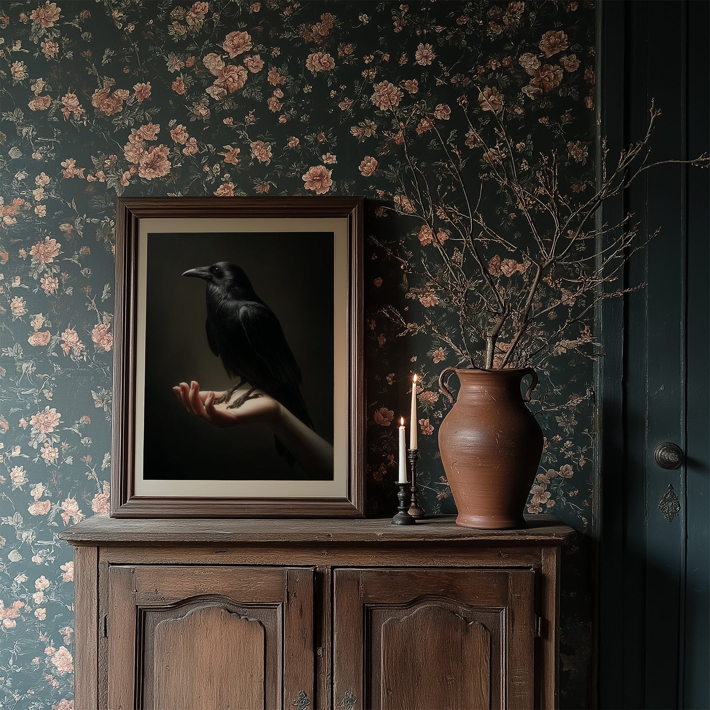 Ancient Wisdom Perches On Palm