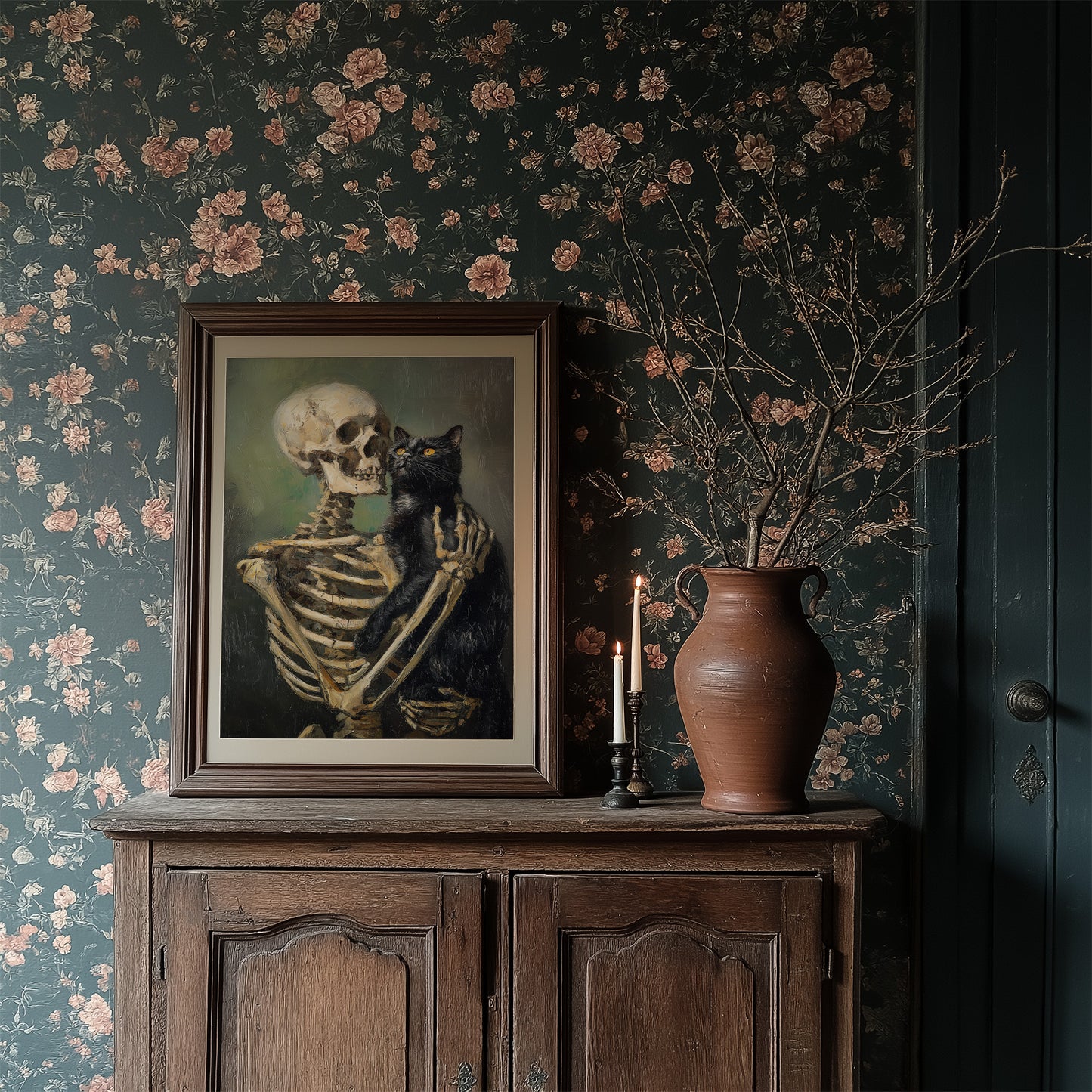 Bone Keeper With Amber Eyes