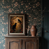 Moonlit Conversations Among Roses