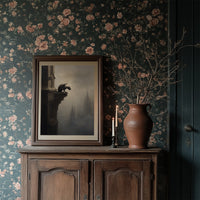 Ancient Sentinel Watches Foggy Spires