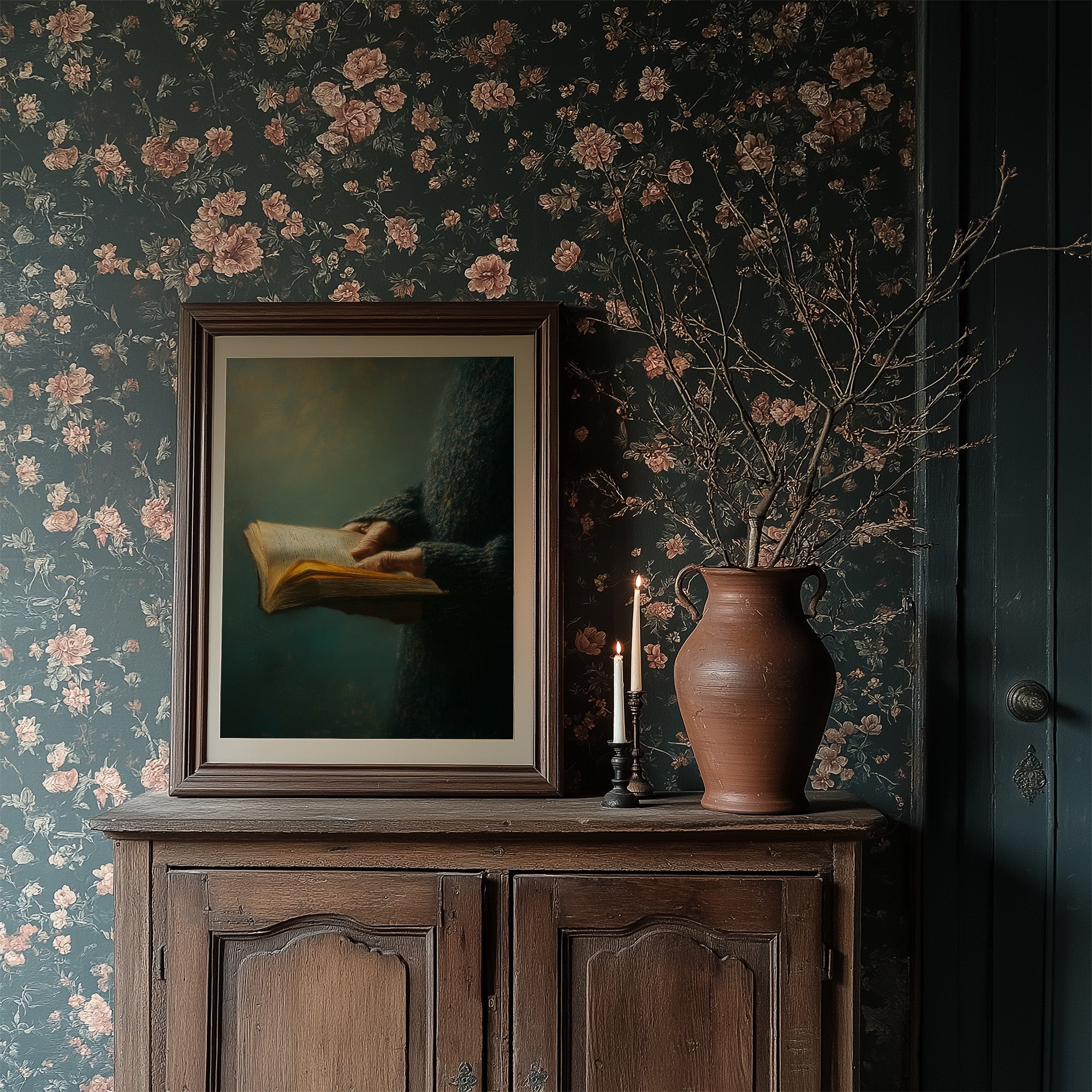 Golden Pages In Gentle Hands