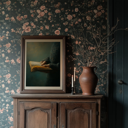 Golden Pages In Gentle Hands