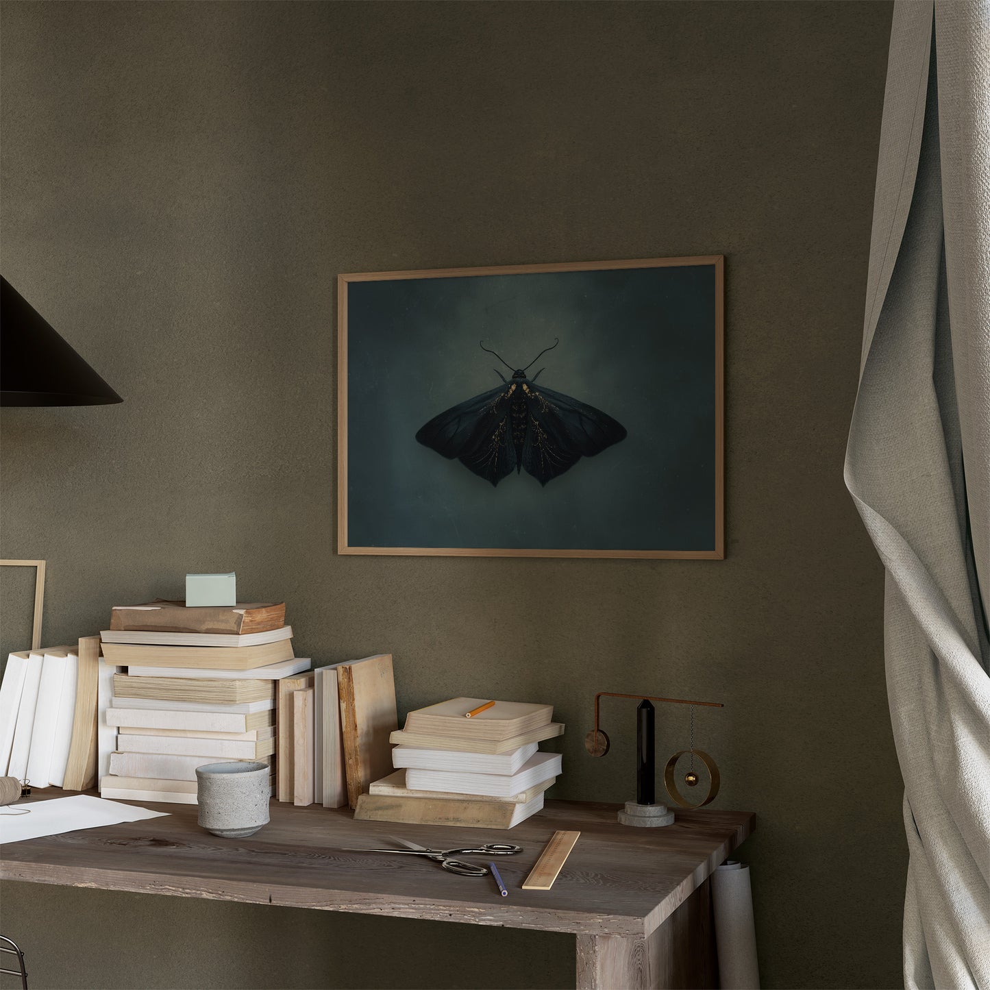 Velvet Wings Among Leather Spines